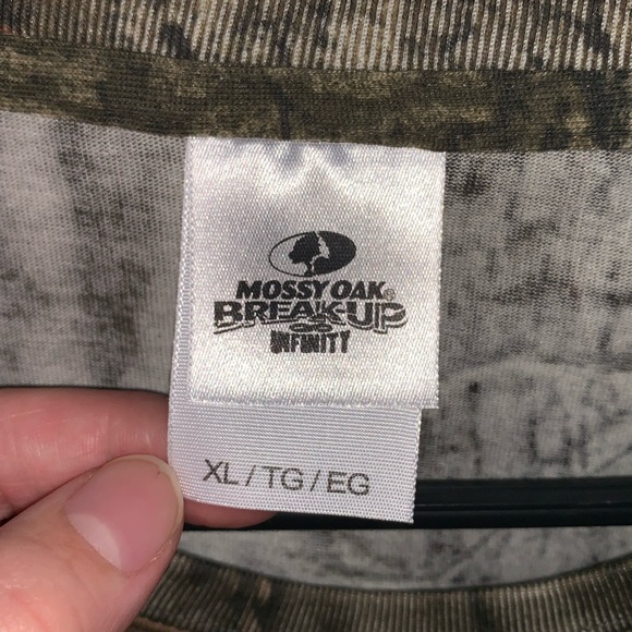 Mossy Oak Break-up infinity NWT camouflage tee shirt size XL - Picture 4 of 4